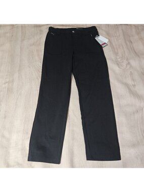 Intro Love The Fit Size 12 Naomi Straight Leg Pant Black Nwt Stretch Work Office